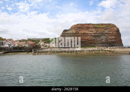 Staithes - Inghilterra Foto Stock