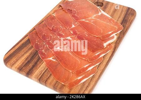 Tirata la carne e dry-prosciutto dalla Spagna Foto Stock