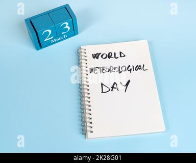 Giornata meteorologica mondiale Foto Stock