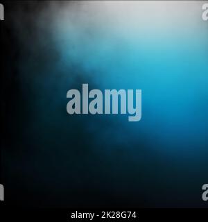 effetto nebbia o nebbia trasparente isolato su sfondo scuro Foto Stock