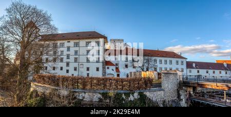 Jindrichuv Hradec castello nella Repubblica Ceca Foto Stock