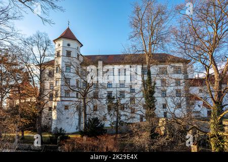 Jindrichuv Hradec castello nella Repubblica Ceca Foto Stock