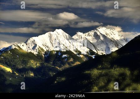 Le alpi in OST tirol / lienz / GroÃŸglockner Foto Stock