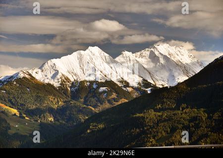 Le alpi in OST tirol / lienz / GroÃŸglockner Foto Stock