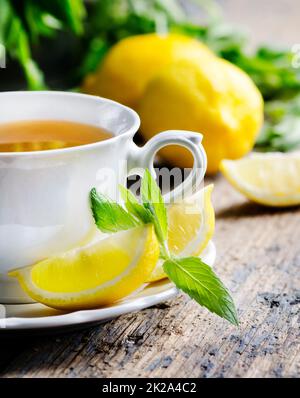 Tazza di tè Foto Stock