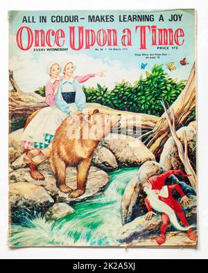 1970s numero di Once upon A Time Childrens Magazine Foto Stock