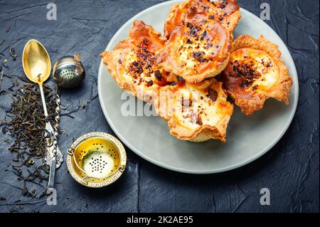 Muffin al formaggio casolare per il tè Foto Stock