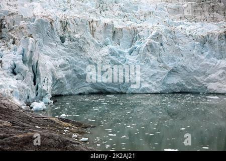 Ghiacciaio di Pia in Patagonia. Cile. Sud America Foto Stock