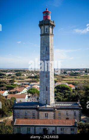 Faro di balene - Phare des baleines - nell'isola di Re Foto Stock