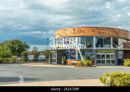 Kennedy Space Center Visitor Complex in Florida. Foto Stock