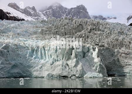 Ghiacciaio di Pia in Patagonia. Cile. Sud America Foto Stock