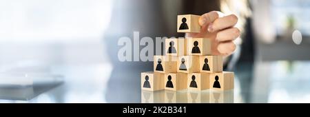 Blocchi di impilamento delle linee di associazione Foto Stock