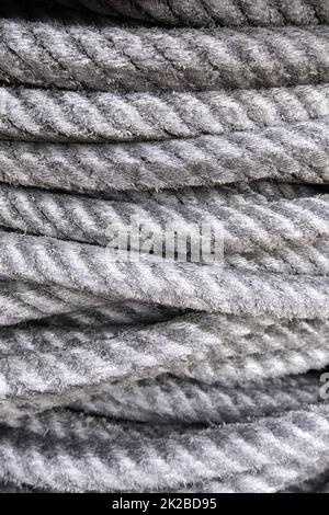 Pesca di corda di nylon Foto Stock