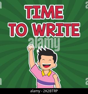 Ispirazione che mostra il segno tempo di sonno. Parola scritta su un periodo naturale di sonno o di essere in stato di inattività l'uomo allegro godendo realizzazione con Spiral sfondo che alza la mano. Foto Stock