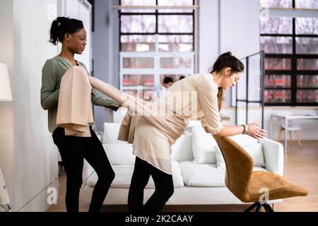 Cura e trattamento del terapeuta Doula Foto Stock