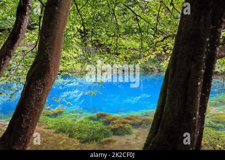 Blaubeuren è una città del Baden-WÃ¼rttemberg Foto Stock