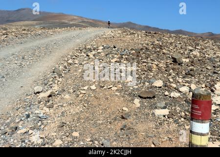 Wanderung zum Berg zwischen Vinamar-Schlucht und dem Vallmelo da la Cal-tal Foto Stock