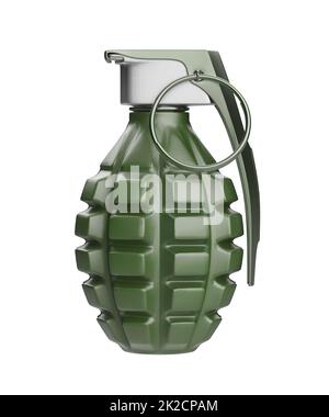 Granata a mano a frammentazione Foto Stock