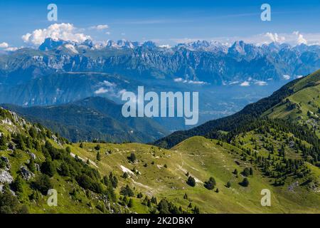 Monte Grappa (Crespaano del Grappa), Italia settentrionale Foto Stock