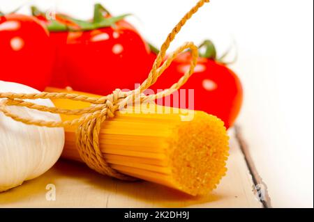 Base di italiano ingredienti per la pasta Foto Stock