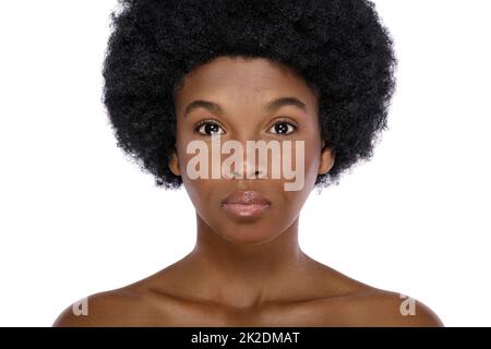 Ritratto di mezza età bella donna africana Foto Stock