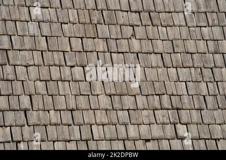 Mont Saint michel tetto architettonico in legno Foto Stock