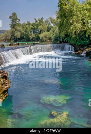 Cascata di Manavgat nella provincia di Antalya in Turchia Foto Stock