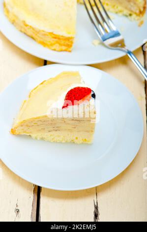 Crêpe pancake torta Foto Stock