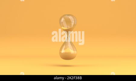 Clessidra 3D Foto Stock