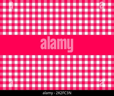 Tovaglia sfondo con striscia - rosa bianco Foto Stock