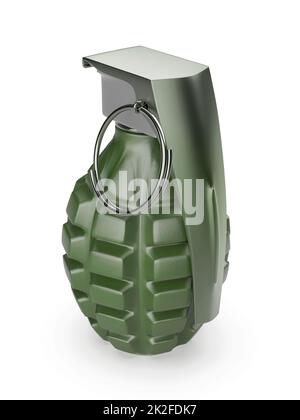 Granata a mano a frammentazione Foto Stock