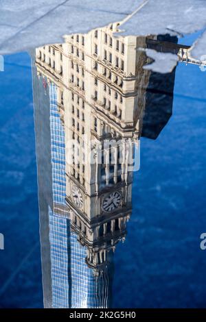 Wrigley Building, Chicago, Illinois, Stati Uniti d'America Foto Stock