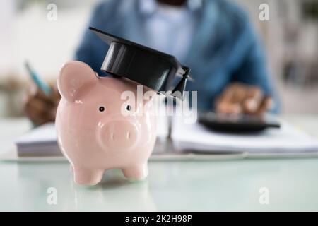 Prestito per studenti. Consulente per l'insegnamento della contabilità Foto Stock