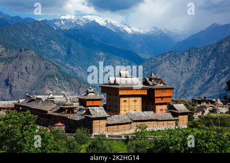 Tempio Di Bhimakali, Sarahan, Himachal Pradesh Foto Stock