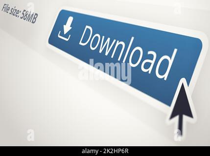 Download semplificato. Un download da internet - TUTTO il design di questa immagine è creato da zero dal team di professionisti Yuri Arcurs per questo Foto Stock