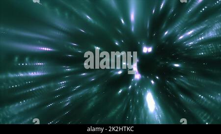 Guidare attraverso Hyperspace Tunnel Motion Foto Stock