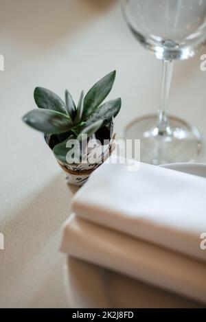 decorazione di cerimonia nuziale Foto Stock