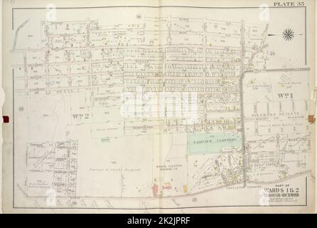 Cartografica, Mappe. 1917. Lionel Pincus e la Principessa Firyal Map Division. Staten Island (New York, N.Y.) Plate 35, parte di Wards 1 & 2 Mappa Bound by Buchanan Ave, Willow Brook RD, Roosevelt Ave, Mann Ave, Gannon Ave, Byrne Ave, Richmond Turnpike, Marble St, Watchogue Road, Jewett Ave, Goodwin Ave, Winans PL, Manor Road, Portage Ave, Washington St, Bradley Ave Foto Stock