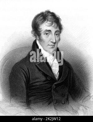 James Grahame (1765-1811) poeta e clero scozzese. Incisione da 'Un Dizionario biografico di eminenti Scotsmen' di Thomas Thomson (1870). Foto Stock