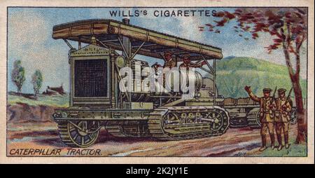 Motori militari serie, 1916: British Caterpillar Tractor. Foto Stock