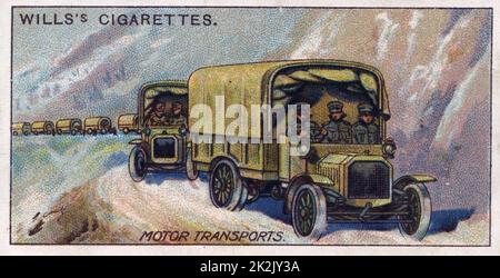 Motore militare serie, 1916: Motore italiano i trasporti. Foto Stock