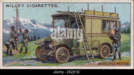 Motore militare serie, 1916: Italiano Wireless (Radio) motore. Foto Stock