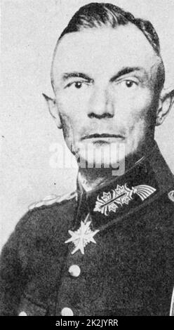 Fedor von Bock (1880-1945) ufficiale dell'esercito tedesco. È salito al rango di Maresciallo di Campo. Invasione comandata di Vienna, 1938, della Cecoslovacchia, dell Esercito gruppo B per invasione della Francia, 1940, Funzionamento Typhoon il fallito attentato su Mosca. Foto Stock