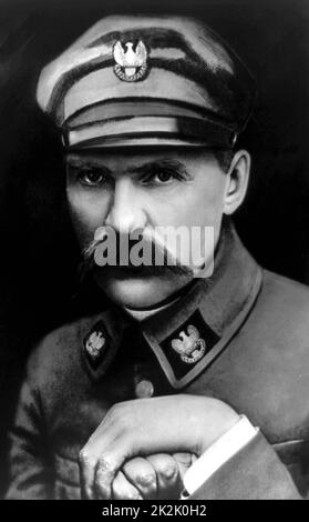 Josef Pilsudski, 1867-1935 Ritratto c.1919 Foto Stock