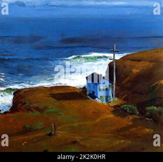 George Wesley Bellows American School (Ashcan School) Shore House 1911 olio su tela Collezione privata Foto Stock