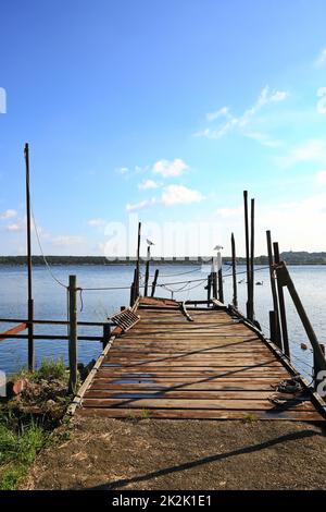 Il paesaggio da sogno di Klein Zicker sull'isola del Mar Baltico di RÃ¼gen Foto Stock