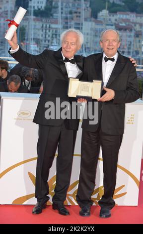 Prix de la mise en scène Jean-Pierre e Luc Dardenne per il film 'le Jeune Ahmed' lista dei premi del Festival di Cannes 72nd 25 maggio 2018 Foto Stock