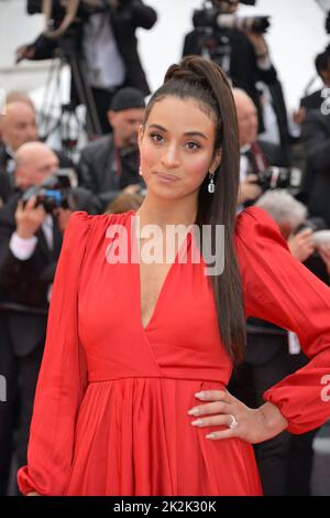 Camélia Jordana arriva sul tappeto rosso per il film 'BlacKkKlansman' 71st Festival di Cannes 14 maggio 2018 Foto Stock