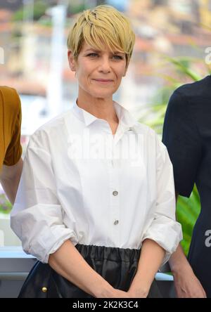 Marina Fos (vestito da Louis Vuitton) Fotocall del film 'as Bestas' ('le bestie') 75th Festival del Cinema di Cannes 27 maggio 2022 Foto Stock