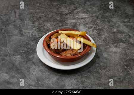 un assortimento di piatti americani Foto Stock